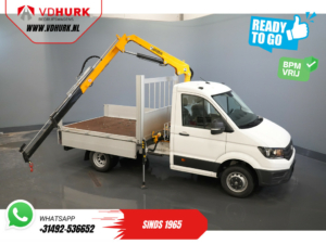Volkswagen Crafter Відкритий кузов 50 165 к.с. Effer 352S Кран / Автокран / Автокран / Карданний вал / Відкритий кузов / Подвійне повітря