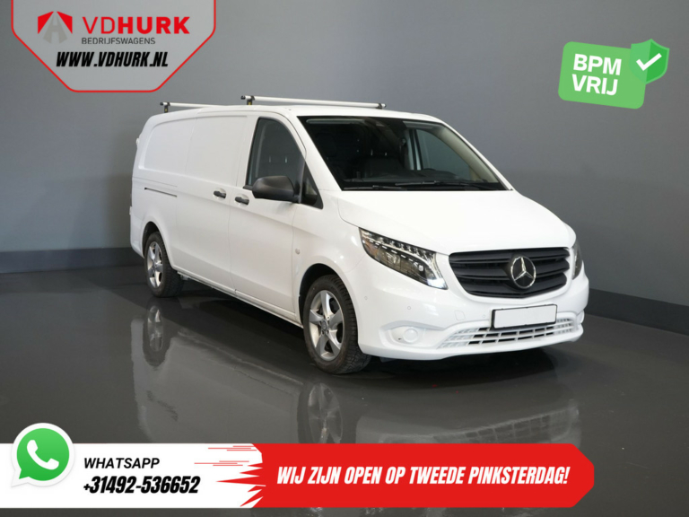Mercedes-Benz Vito Furgoneta 119 CDI L3 Aut. BPM ¡GRATIS! LED/ Calefacción de pie/ Calefacción de asiento/ Carplay/ Cámara/ PDC/ LMV/ Cruise/ Gancho de remolque/ Aire acondicionado