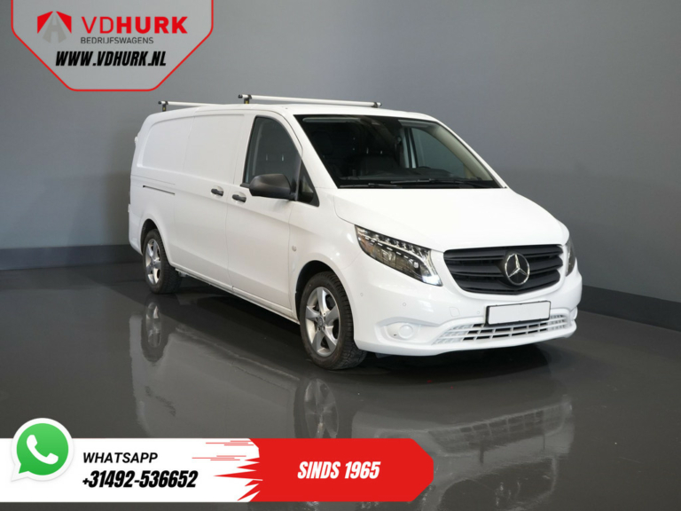 Mercedes-Benz Vito Van 119 CDI L3 Aut. BPM БЕЗКОШТОВНО! LED/ Підігрів підставки/ Підігрів сидінь/ Carplay/ Камера/ PDC/ LMV/ Круїз/ Фаркоп/ Кондиціонер