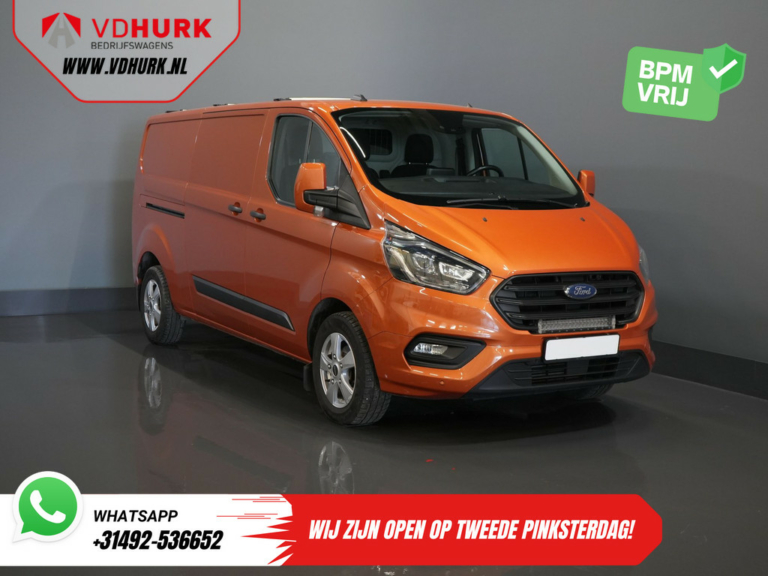 Ford Transit Custom Van 300 2.0 TDCI 130 hp Aut. L2 Limited BPM FREE ! Bi-Xenon/ 2x Porte coulissante/ Chauffage au sol/ Chauffage des sièges/ Carplay/ Caméra/ PDC/ LMV/ Cruis
