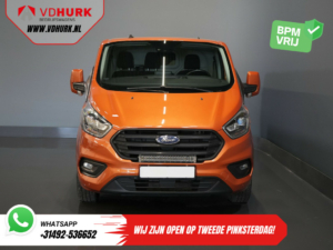 Ford Transit Custom Bestelbus 300 2.0 TDCI 130 pk Aut. L2 Limited BPM VRIJ! Bi-Xenon/ 2x Schuifdeur/ Standkachel/ Stoelverw./ Carplay/ Camera/ PDC/ LMV/ Cruis