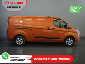 Ford Transit Custom Bestelbus 300 2.0 TDCI 130 pk Aut. L2 Limited BPM VRIJ! Bi-Xenon/ 2x Schuifdeur/ Standkachel/ Stoelverw./ Carplay/ Camera/ PDC/ LMV/ Cruis