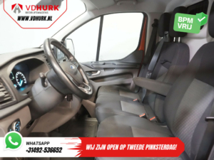 Ford Transit Custom Bestelbus 300 2.0 TDCI 130 pk Aut. L2 Limited BPM VRIJ! Bi-Xenon/ 2x Schuifdeur/ Standkachel/ Stoelverw./ Carplay/ Camera/ PDC/ LMV/ Cruis