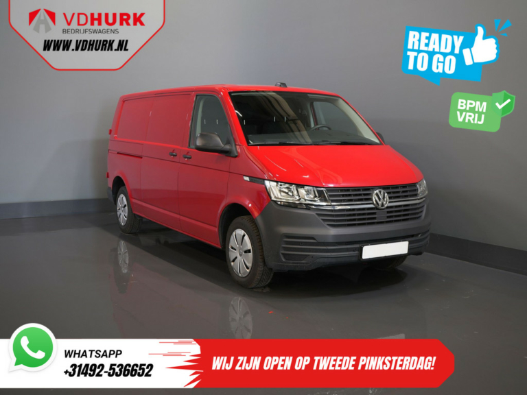 Volkswagen Transporter Van 2.0 TDI L2 BPM GRATIS! Ogrzewanie postojowe/ Ogrzewanie siedzeń/ Carplay/ Cruise/ PDC/ Hak holowniczy