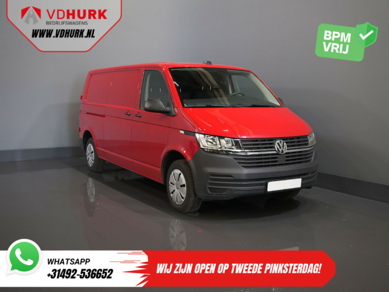 Volkswagen Transporter Bestelbus 2.0 TDI L2 BPM VRIJ! Standkachel/ Stoelverw./ Carplay/ Cruise/ PDC/ Trekhaak
