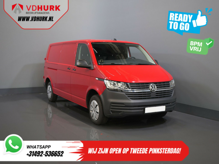 Volkswagen Transporter Van 2.0 TDI L2 BPM GRATIS! Ogrzewanie postojowe/ Ogrzewanie siedzeń/ Carplay/ Cruise/ PDC/ Hak holowniczy