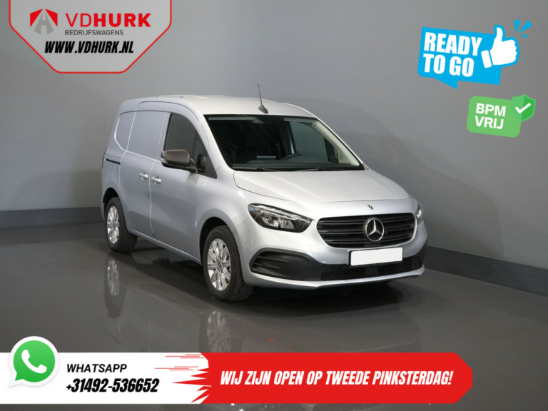 Mercedes-Benz Citan Furgone 112 CDI Aut. BPM GRATIS! 3Pers./ LED/ 2x Porta scorrevole/ Riscaldamento sedili/ Carpenteria/ Carplay/ Telecamera/ LMV/ Crociera/ Barra di traino/ Aria condizionata