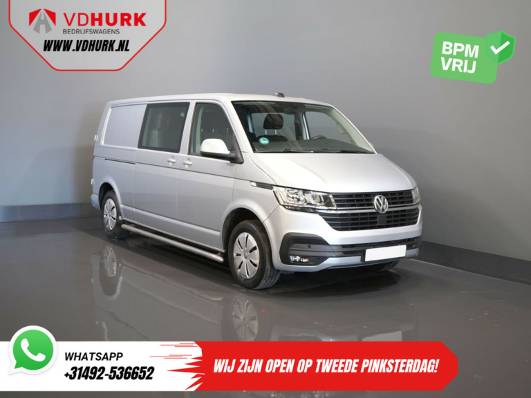Volkswagen Transporter Van T6.1 2.0 TDI L2 DC Double Cab BPM БЕЗКОШТОВНО! 6 чол./ NL Auto/ CarPlay/ Navi/ Cruise/ PDC/ Фаркоп