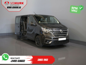 Renault Trafic Van 2.0 dCi 150 к.с. Aut. L2 DC Double Cab BPM БЕЗКОШТОВНО! LED/ Navi/ Carplay/ Камера/ PDC/ Круїз/ Фаркоп/ Кондиціонер