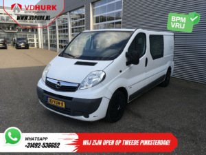 Opel Vivaro Van 2.0 CDTI 115hp L2 DC Double Cab EXPORT ONLY MOT 01-2026/ 6 Pers./ Airco/ Towbar