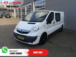 Opel Vivaro Van 2.0 CDTI 115hp L2 DC Double Cab EXPORT ONLY MOT 01-2026/ 6 чол./ кондиціонер/ фаркоп