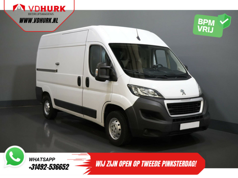 Peugeot Boxer Bestelbus 2.2 HDi 140 pk L2H2 270Gr. Deuren/ 2.5t Trekverm./ Camera/ PDC/ Cruise/ Trekhaak/ Airco