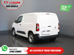 Peugeot Partner Bestelbus 1.5 HDI 100 pk BPM VRIJ! NL Auto/ 3 Pers./ Carplay/ Camera/ PDC/ Betimmerd/ Cruise/ Airco