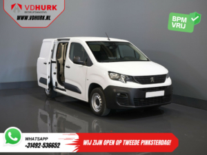 Peugeot Partner Bestelbus 1.5 HDI 100 pk BPM VRIJ! NL Auto/ 3 Pers./ Carplay/ Camera/ PDC/ Betimmerd/ Cruise/ Airco