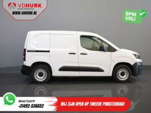 Peugeot Partner Bestelbus 1.5 HDI 100 pk BPM VRIJ! NL Auto/ 3 Pers./ Carplay/ Camera/ PDC/ Betimmerd/ Cruise/ Airco