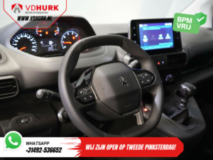 Peugeot Partner Bestelbus 1.5 HDI 100 pk BPM VRIJ! NL Auto/ 3 Pers./ Carplay/ Camera/ PDC/ Betimmerd/ Cruise/ Airco