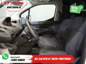 Peugeot Partner Bestelbus 1.5 HDI 100 pk BPM VRIJ! NL Auto/ 3 Pers./ Carplay/ Camera/ PDC/ Betimmerd/ Cruise/ Airco