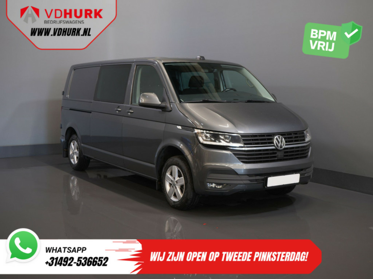 Volkswagen Transporter Van 2.0 TDI 150 hp DSG Aut. L2 DC Double Cab BPM FREE! LED/ Adapt.Cruise/ Stand heater/ Seatverw./ Carplay/ Camera/ PDC/ LMV/ Tre