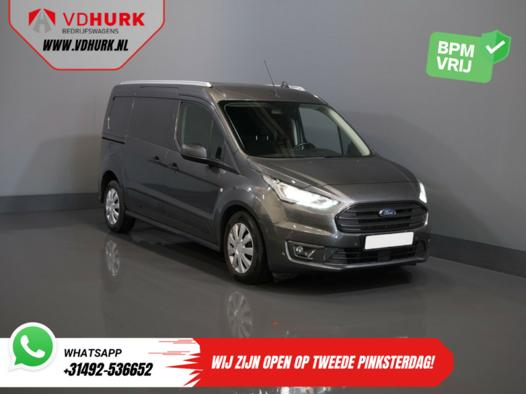 Ford Transit Connect Van 1.5 TDCI 100 hp Aut. L2 BPM GRATUIT ! Garantie 28-11/ Xenon/ 2x Porte coulissante/ 3 Pers./ Sièges chauffants/ Caméra/ Cruise/ PDC/ Crochet de remorquage