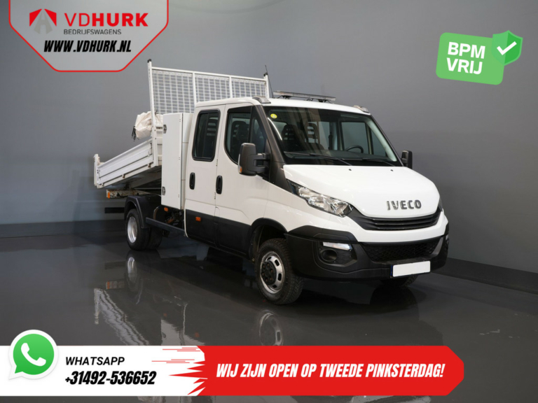 Iveco Daily Відкрита вантажна платформа 35C14D 2.3 140 к.с. Авт. ZF DC Double Cab 6Pers./ самоскид/ підйомник/ відкрита вантажна платформа/ 3.5т буксирування/ подвійне повітря/ сидіння з підігрівом/ клімат-контроль