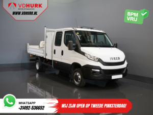 Iveco Daily Open cargo box 35C14D 2.3 140 hp Aut. ZF DC Double Cab 6 Pers./ Tipper/ Pick Up/ Open cargo box/ 3.5t Towing capacity/ Double air/ Gev.Seats/ Clim