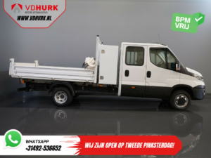 Iveco Daily Open cargo box 35C14D 2.3 140 hp Aut. ZF DC Double Cab 6 Pers./ Tipper/ Pick Up/ Open cargo box/ 3.5t Towing capacity/ Double air/ Gev.Seats/ Clim