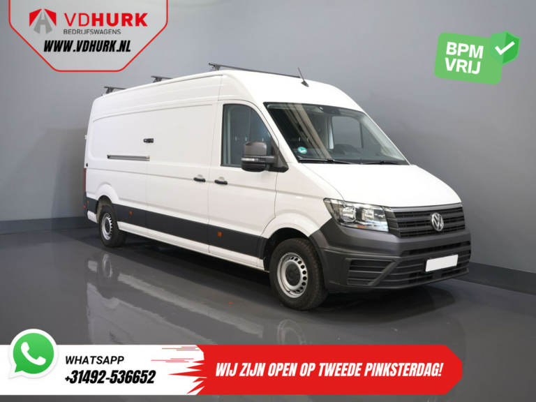 Volkswagen Crafter Van 35 2.0 TDI 180 cv L4H3 BPM GRATIS! RWD Tacho/ 270gr porte/ 3.5T gancio di traino/ Navi/ Carplay/ Clima/ Telecamera/ Crociera/ Gancio di traino