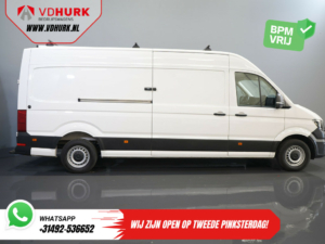 Volkswagen Crafter Bestelbus 35 2.0 TDI 180 pk L4H3 BPM VRIJ! RWD Tacho/ 270gr deuren/ 3.5T trekverm./ Navi/ Carplay/ Climate/ Camera/ Cruise/ Trekhaak