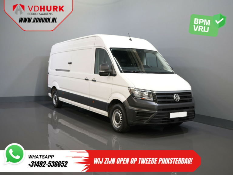 Volkswagen Crafter Furgoneta 35 2.0 TDI 180 CV L4H3 ¡BPM GRATIS! RWD 3.5T Tract./ Clima/ Tacho/ 270Gr.Puertas/ Navi/ Carplay/ Camera/ Cruise/ Towbar