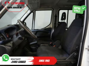 Iveco Daily Kipper 35C14D 2.3 140 pk Aut. ZF DC Dubbel Cabine 6Pers./ Kipper/ Pick Up/ Open Laadbak/ 3.5t Trekverm./ Dubbel Lucht/ Gev.Stoel/ Clima