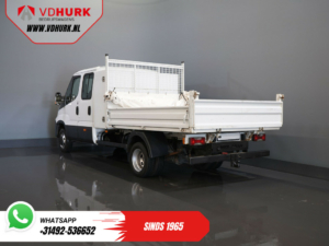 Iveco Daily Kipper 35C14D 2.3 140 pk Aut. ZF DC Dubbel Cabine 6Pers./ Kipper/ Pick Up/ Open Laadbak/ Kieper/ 3.5t Trekverm./ Dubbel Lucht/ Gev.Stoe