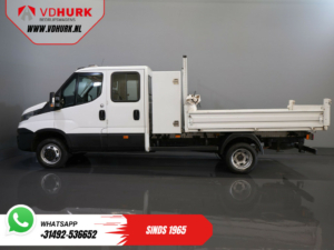Iveco Daily Kipper 35C14D 2.3 140 pk Aut. ZF DC Dubbel Cabine 6Pers./ Kipper/ Pick Up/ Open Laadbak/ Kieper/ 3.5t Trekverm./ Dubbel Lucht/ Gev.Stoe