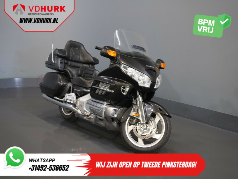 Honda Tour GL 1800 Gold Wing MARGE/ Panniers/ Crociera/ Top box/ Navi/ Radio