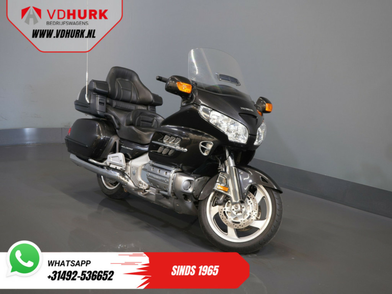 Honda Tour GL 1800 Gold Wing MARGE/ Panniers/ Crociera/ Top box/ Navi/ Radio