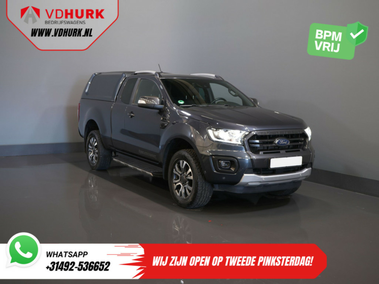 Ford Ranger Pick-Up 2.0 TDCI 215 KM Aut. Wildtrak Supercab/ 4x4/ Adapt.Cruise/ Skóra/ 3.5T holowanie/ Bi-Xenon/ Seatverw./ Windshieldverw./ Climate/ 