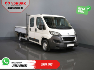 Peugeot Boxer Kipper 2.2 HDI 130 к.с. BPM БЕЗКОШТОВНО! DC Double Cab NL Автомобіль / самоскид / пікап / 7 персон / 2.5т тягач / буксирний гак / кондиціонер