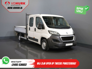 Peugeot Boxer Kipper 2.2 HDI 130 ch BPM FREE ! DC Double Cab NL Car/ Tipper/ Pick Up/ 7Pers./ 2.5t Towing Vehicle/ Towing Hook/ Airco