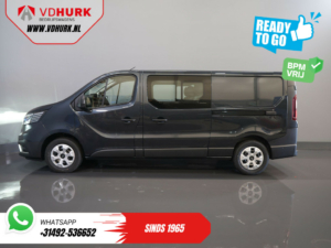 Renault Trafic Van 2.0 dCi 130 к.с. L2 BPM БЕЗКОШТОВНО! DC Double Cab LED/ 2x зсувні двері/ Navi/ Carplay/ Камера/ PDC/ Cruise