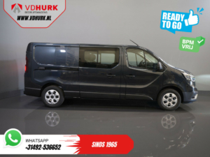 Renault Trafic Van 2.0 dCi 130 к.с. L2 BPM БЕЗКОШТОВНО! DC Double Cab LED/ 2x зсувні двері/ Navi/ Carplay/ Камера/ PDC/ Cruise