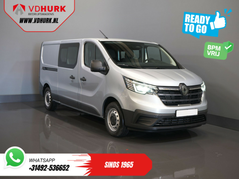 Renault Trafic Van 2.0 dCi 130 hp L2 BPM FREE! DC Doppelkabine LED/ 2x Schiebetür/ Navi/ Carplay/ Kamera/ PDC/ Tempomat