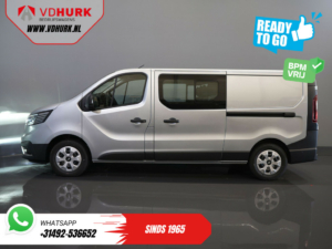 Renault Trafic Van 2.0 dCi 130 к.с. L2 BPM БЕЗКОШТОВНО! DC Double Cab LED/ 2x зсувні двері/ Navi/ Carplay/ Камера/ PDC/ Cruise