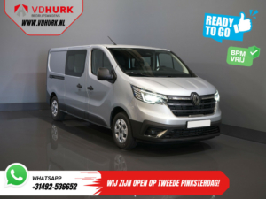Renault Trafic Van 2.0 dCi 130 ch L2 BPM FREE ! DC Double Cab LED/ 2x Sliding door/ Navi/ Carplay/ Camera/ PDC/ Cruise