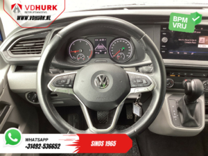 Volkswagen Transporter Van T6.1 2.0 TDI 150 к.с. DSG Авт. L2 DC Double Cab LED/ Адапт.круїз/ Шкіра/ 2.5т буксир.верм./ Сидіння/ Навігатор/ Carplay/ Камера/ PD