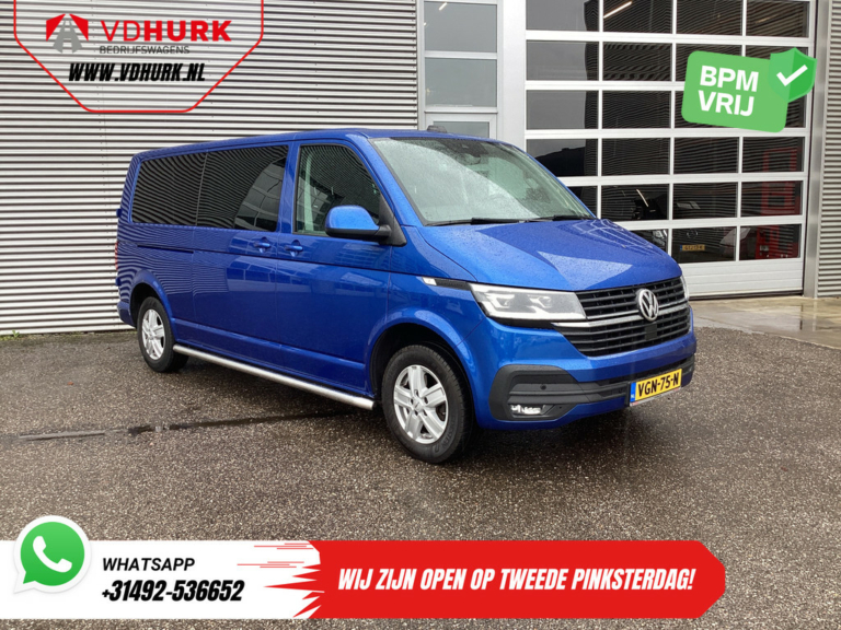 Volkswagen Transporter Van T6.1 2.0 TDI 150 hp DSG Aut. L2 DC Double Cab LED/ Adapt.Cruise/ Leather/ 2.5t towingverm./ Seatverw./ Navi/ Carplay/ Camera/ PD