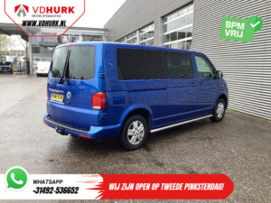 Volkswagen Transporter Van T6.1 2.0 TDI 150 ch DSG Aut. L2 DC Double Cab LED/ Adapt.Cruise/ Cuir/ 2,5t remorquageverm./ Siègesverm./ Navi/ Carplay/ Caméra/ PD