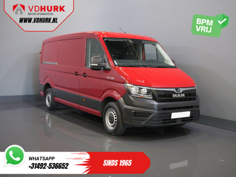 MAN TGE Van 2.0 TDI L3H2 BPM FREE! 3 Pers./ 2.5t Trekverm./ Carplay/ Carpenter/ Cruise/ Navi/ Camera