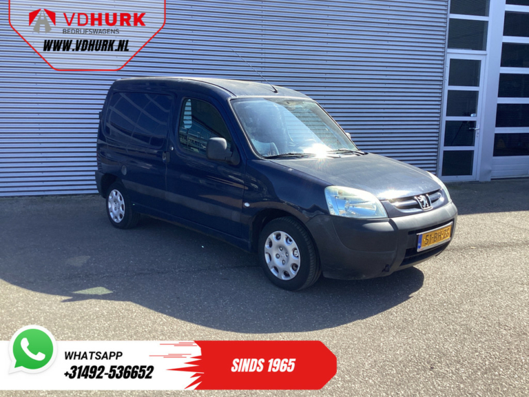 Peugeot Partner Van 1.4 75 к.с. ТІЛЬКИ ДЛЯ ЕКСПОРТУ БЕНЗИНОВИЙ МОТ 5-2026/ Ремінь V.V/ NL автомобіль/ Буксирувальний гак/ Радіо