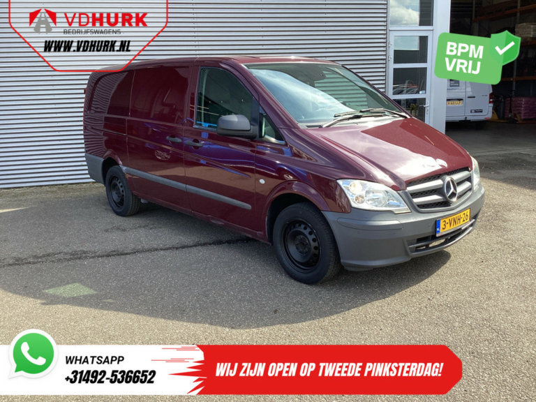 Mercedes-Benz Vito Van 113 CDI L2 BPM БЕЗКОШТОВНО! APK 2-2026/ PDC/ Круїз/ Фаркоп/ Airco