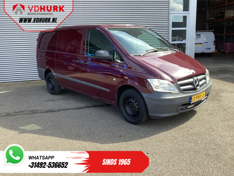 Mercedes-Benz Vito Van 113 CDI L2 EXPORT NUR MOT 2-2026/ PDC/ Cruise/ Anhängevorrichtung/ Klimaanlage