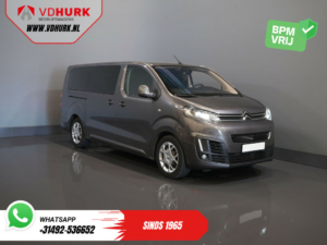 Citroën ë-Jumpy Пасажирський транспорт SpaceTourer 50 кВт-год Авт. L3 220 км WLTP €32 602,00 в т.ч. ПДВ Швидкий зарядний пристрій/ 2x зсувні двері/ Ксенон/ Сидіння/ Navi/ Carplay/ Клімат